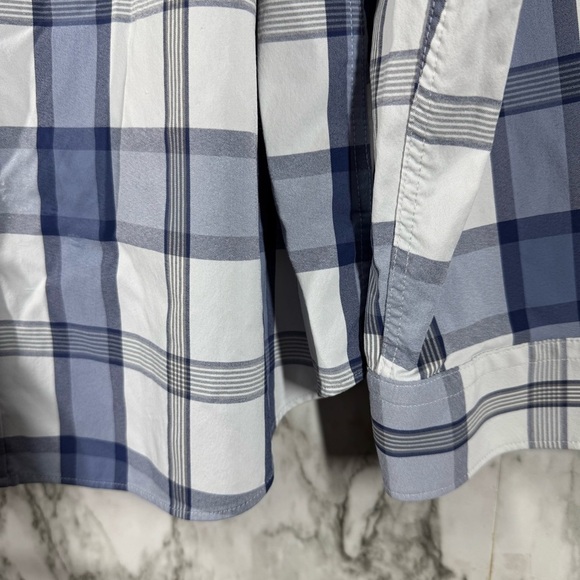 Express Shirt Men XL 17-17 1/2 Button Down Extra Slim Fit - Picture 2 of 3